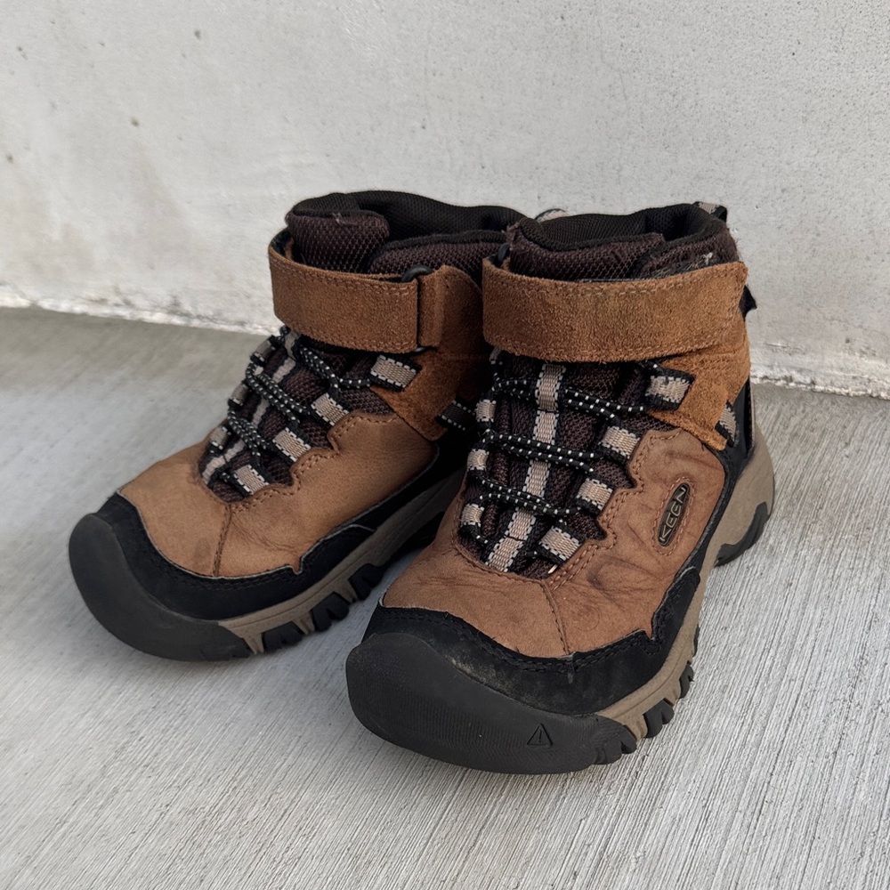 Keen Kids Brown and Black Boots